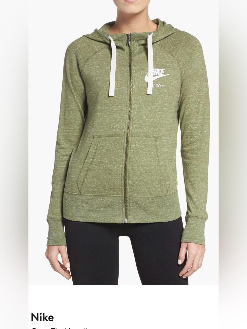 Nike Women's Palm Green Full-Zip Hoodie